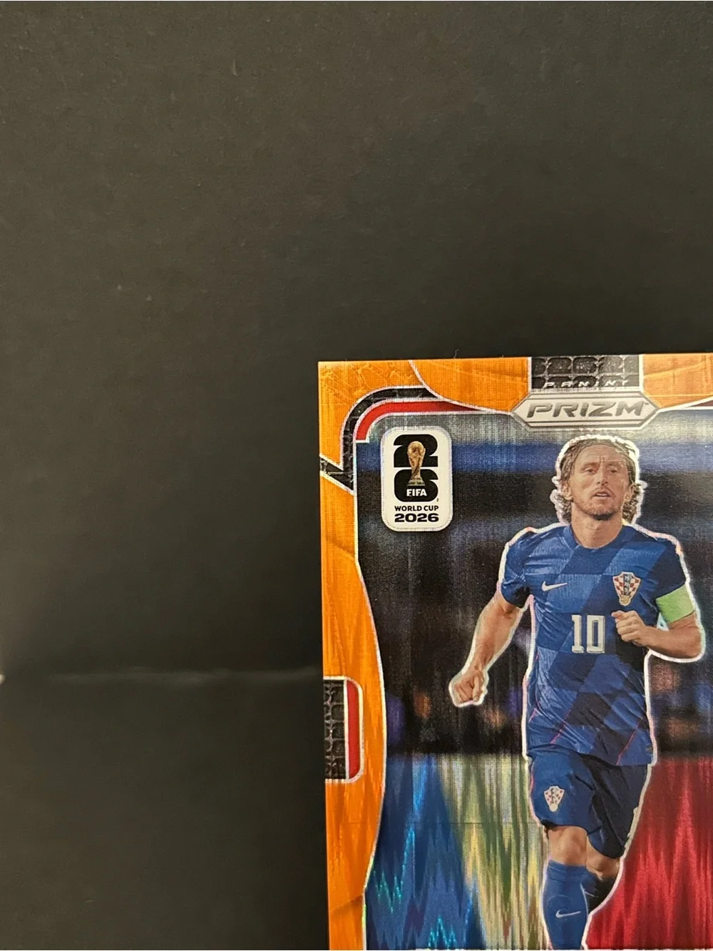 2026 Panini Prizm FIFA World Cup Luka Modrić #200 Orange Flash Prizm /315